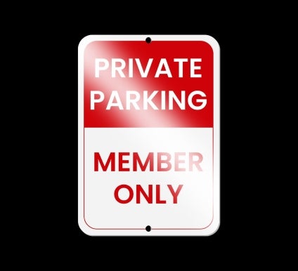 Reflective Private Parking Signs