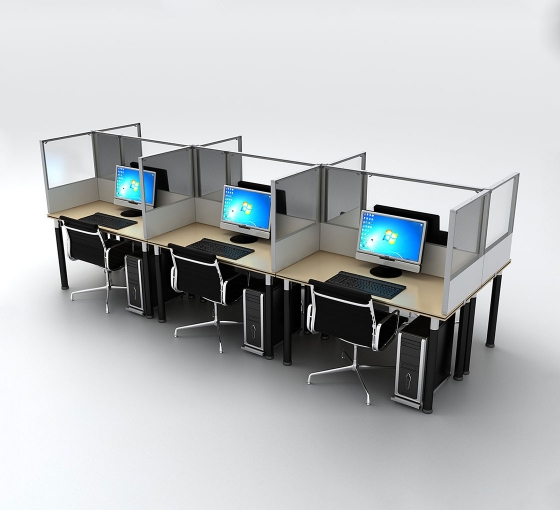 Buy 6-desk SEG Office Desk Partitions - Save Up to 20%