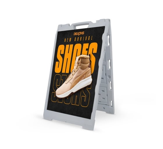 Sandwich Board - Deluxe White