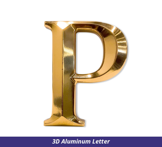 Aluminum Letters and Numbers