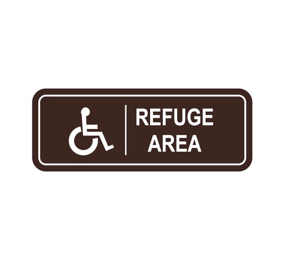 Best quality Area Of Refuge Sign Room signs Bannerbuzz