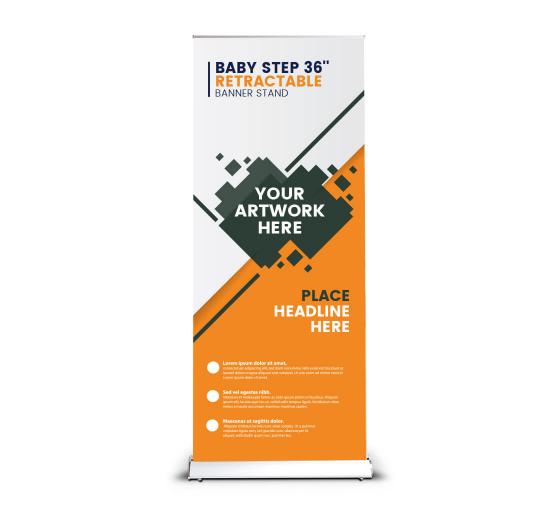 Baby Step 36 Retractable Banner Stands Bannerbuzz