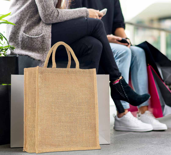 My Other Bag / Jute Bag / Shopper / Shopping Bag / Bag With 