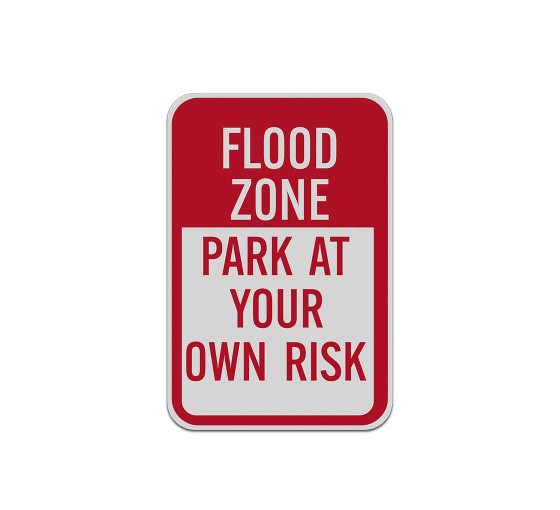 Flood Zone Aluminum Sign (Reflective)