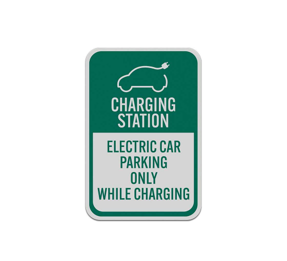 Charging Station Aluminum Sign (Reflective)