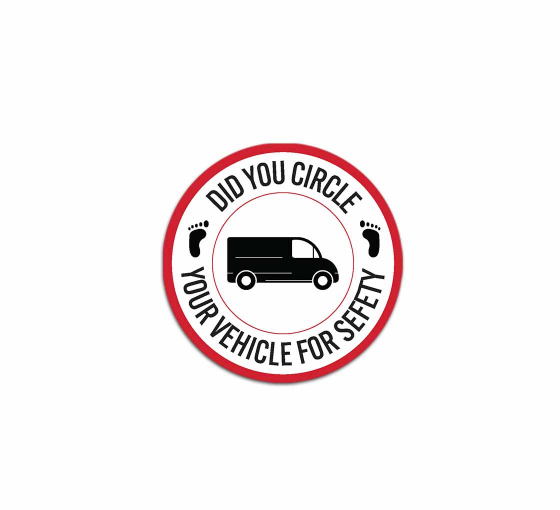 Circle Vehicle & Truck Decal (Non Reflective)