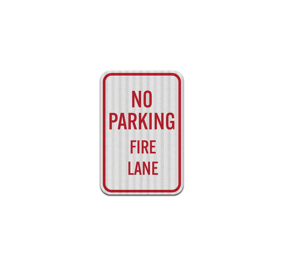 No Parking Fire Lane Decal (EGR Reflective)
