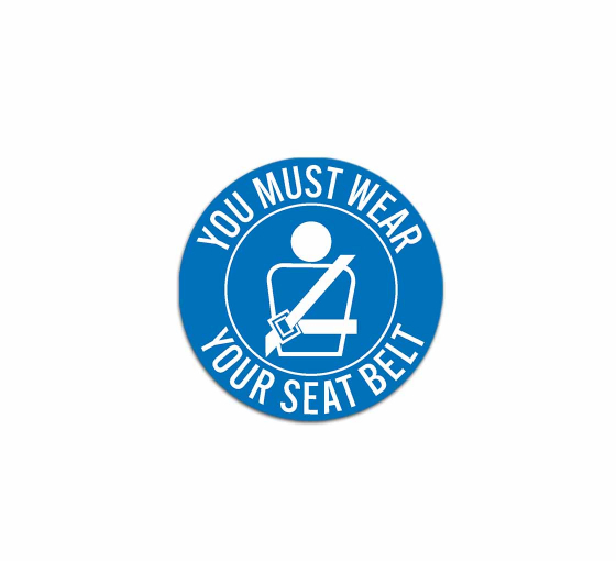 Wear Your Seat Belt Decal (Non Reflective)
