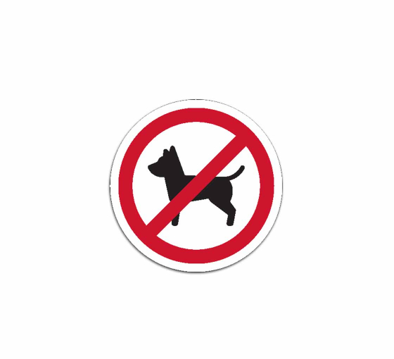 ISO No Dog Allowed Decal (Non Reflective)