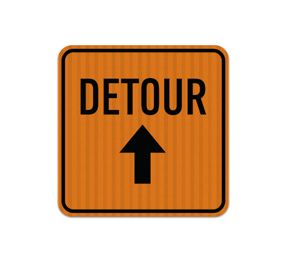 Detour Road Aluminum Sign (EGR Reflective)