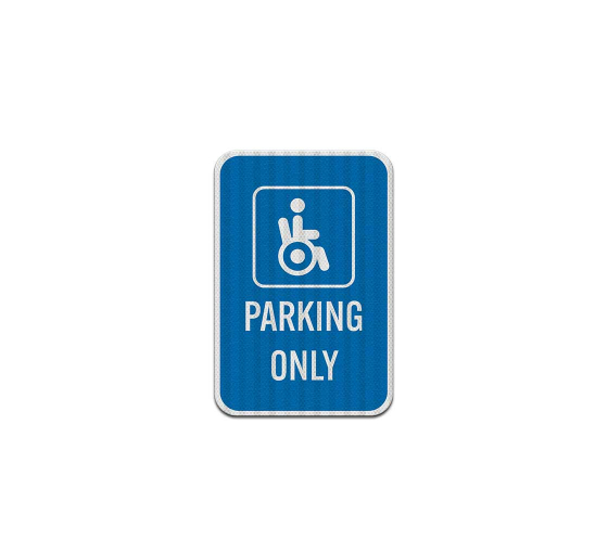 International Symbol Of Accessibility Aluminum Sign (EGR Reflective)