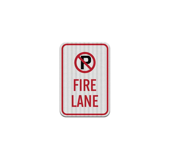 No Parking Symbol Fire Lane Decal (EGR Reflective)