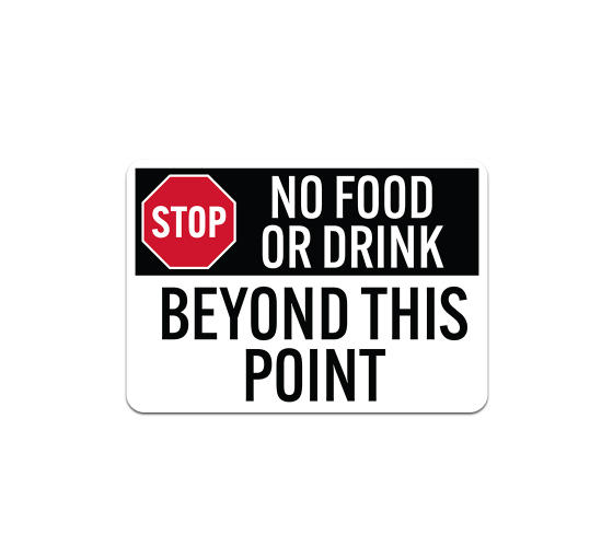 Food Cafeteria Lunchroom Decal (Non Reflective)