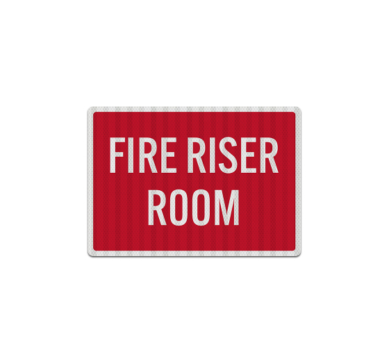 Fire Riser Decal (EGR Reflective)
