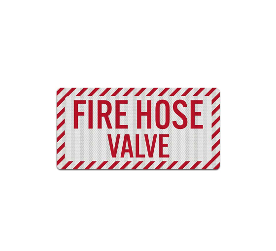 Fire Hose Valve Decal (EGR Reflective)