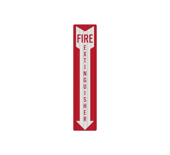 Fire Extinguisher Decal (EGR Reflective)