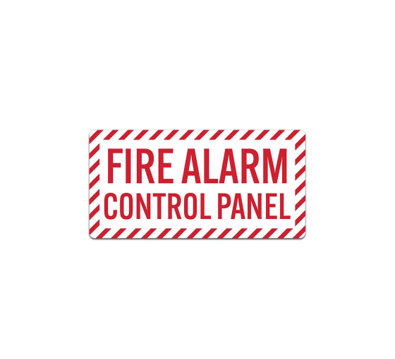 Fire Alarm Control Panel Decal (Non Reflective)