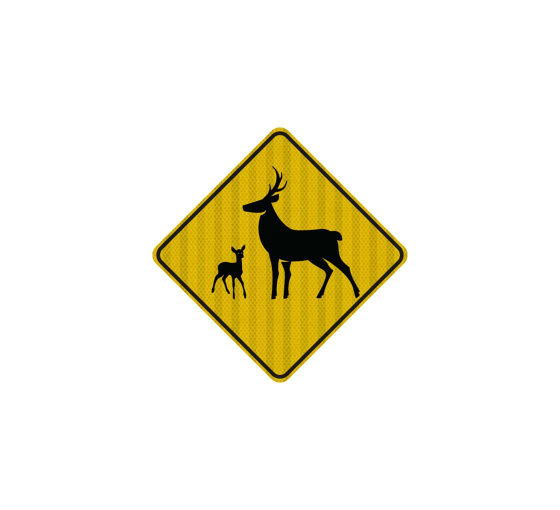 Animal Crossing Road Aluminum Sign (HIP Reflective)
