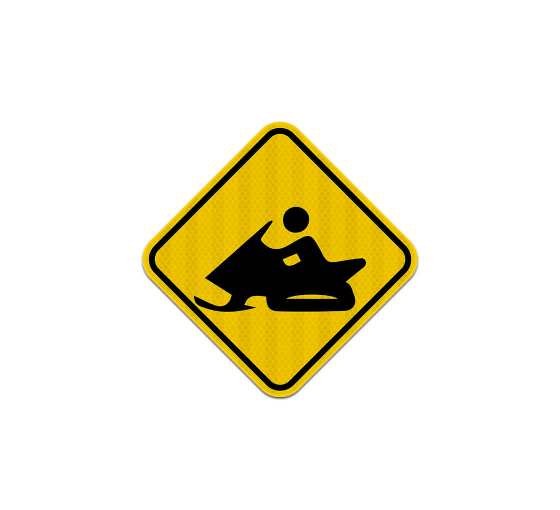 MUTCD Traffic Caution Aluminum Sign (HIP Reflective)