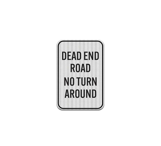 Private Drive, Dead End Aluminum Sign (EGR Reflective)