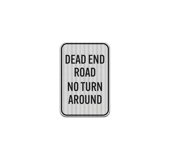Private Drive, Dead End Aluminum Sign (HIP Reflective)