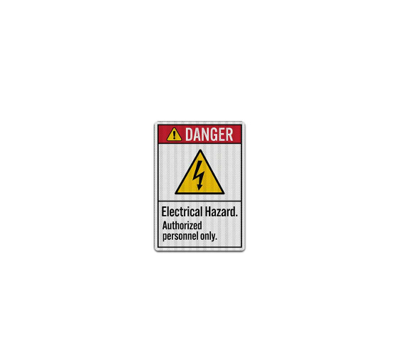 ANSI Electrical Hazard Decal (EGR Reflective)