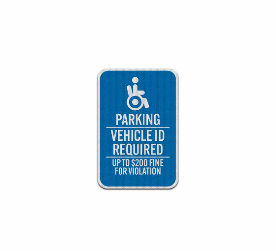 Minnesota ADA Handicapped Aluminum Sign (EGR Reflective)
