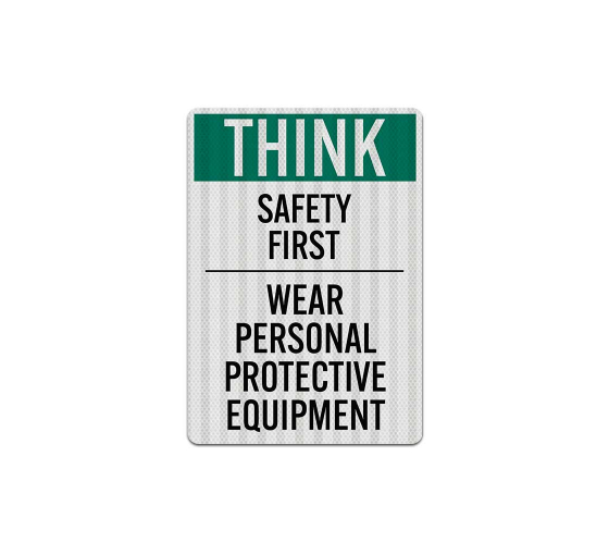 Wear Personal Protective Equipment Decal (EGR Reflective)