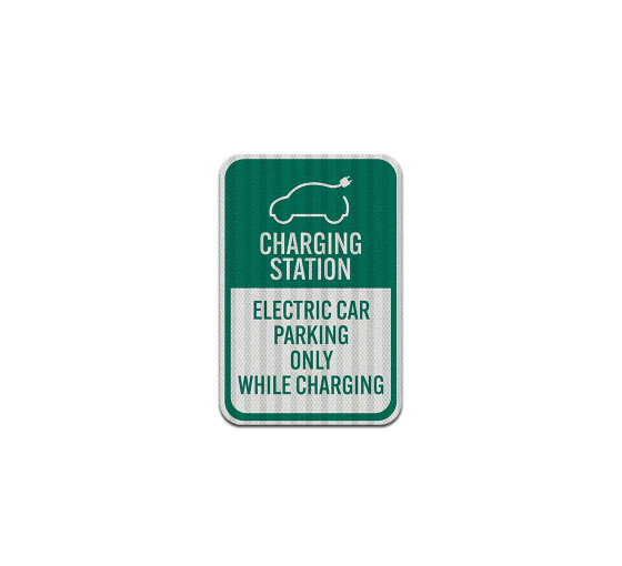 Charging Station Aluminum Sign (HIP Reflective)
