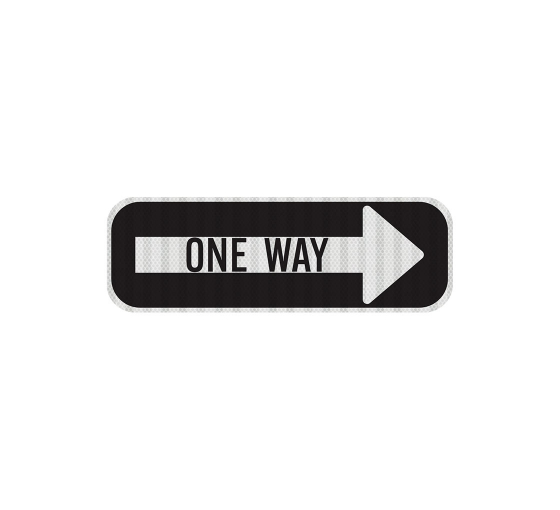 This Way Directional Aluminum Sign (EGR Reflective)