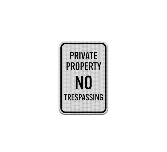 Washington No Trespassing Aluminum Sign (HIP Reflective)