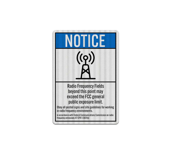 ANSI Radio Frequency Decal (EGR Reflective)