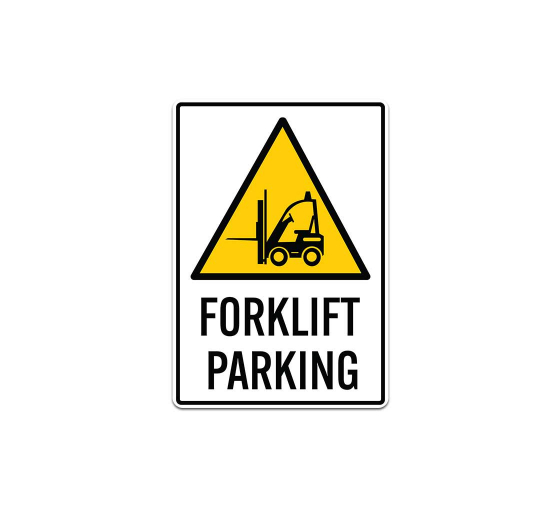 Forklift Parking Decal (Non Reflective)
