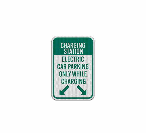 Charging Station Electric Car Parking Aluminum Sign (HIP Reflective)