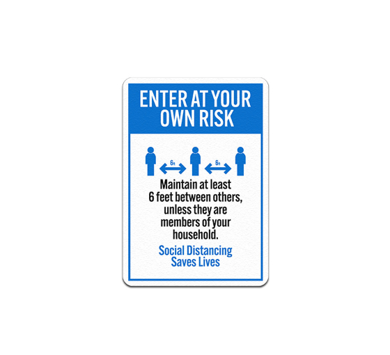 Enter At Your Own Risk Decal (Non Reflective)