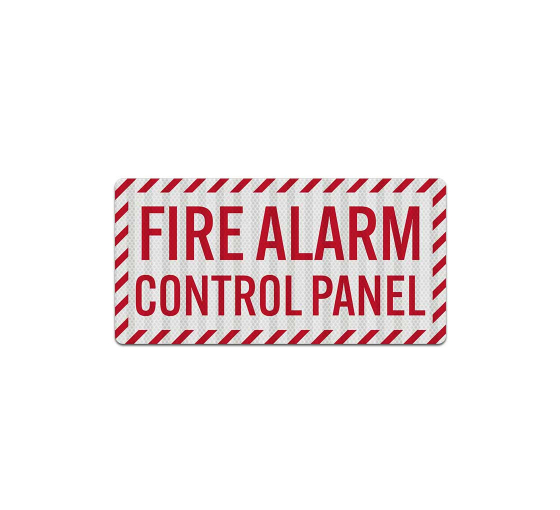 Fire Alarm Control Panel FACP Decal (EGR Reflective)