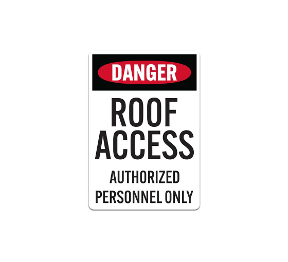 Roof Access Decal (Non Reflective)