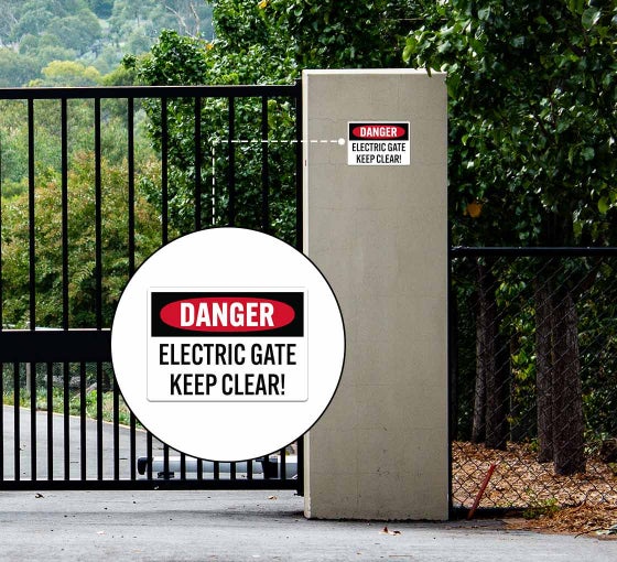 Shop for Electric Gate Sign BannerBuzz