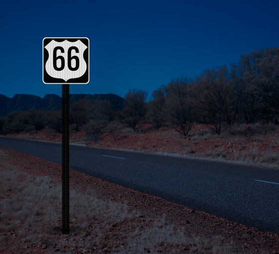 Add Your Own Route Number Aluminum Sign (EGR Reflective)