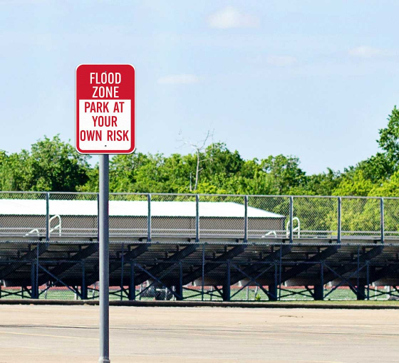 Flood Zone Aluminum Sign (Non Reflective)