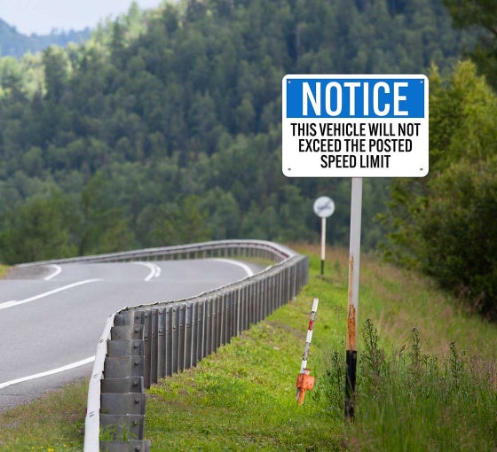 Shop for OSHA This Vehicle Will Not Exceed The Posted Speed Limit