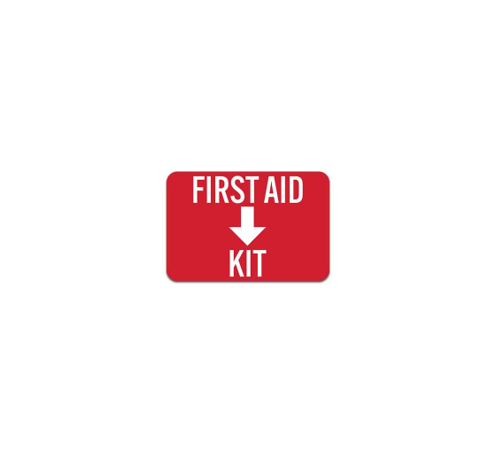 First Aid Kit Decal (Non Reflective)