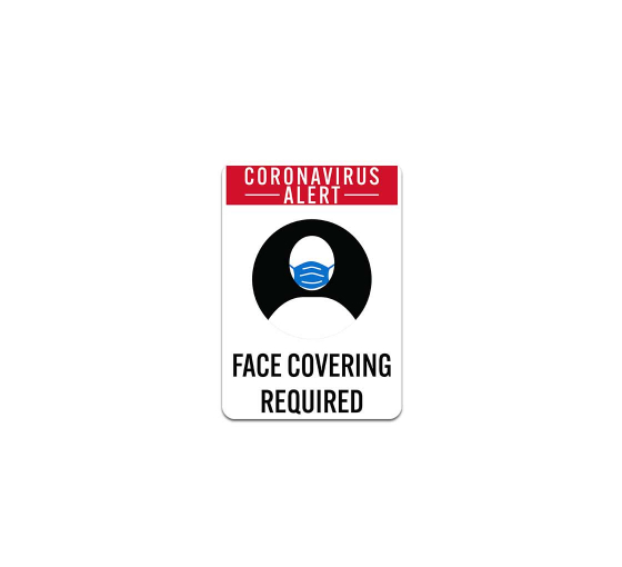 Face Covering Required Plastic Sign