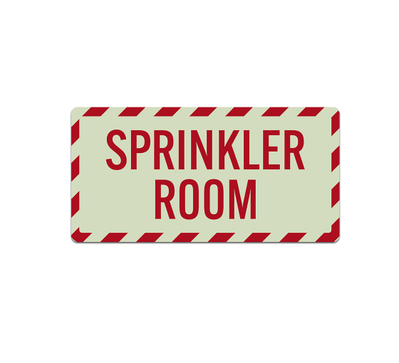 Fire Sprinkler Room Decal (Glow In The Dark)