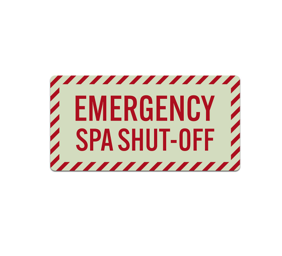 Emergency Label Decal (Glow In The Dark)