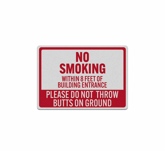Do Not Smoke Decal (Reflective)
