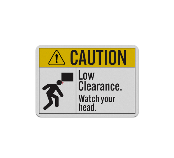 ANSI Low Clearance Watch Head Decal (Reflective)