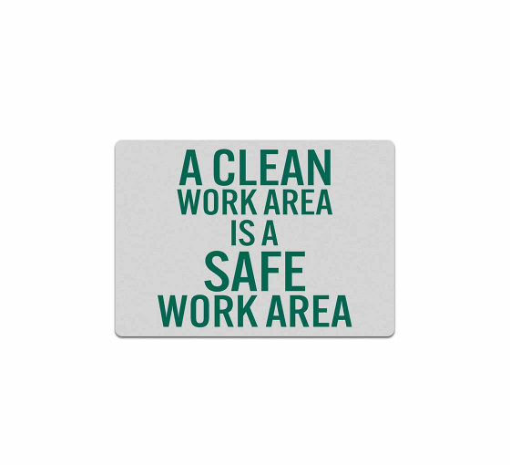 Clean Work Safe Decal (Reflective)