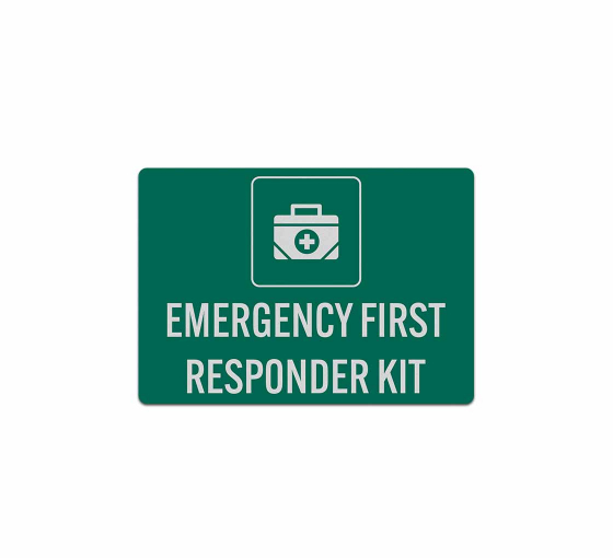 Emergency First Responder Kit Decal (Reflective)