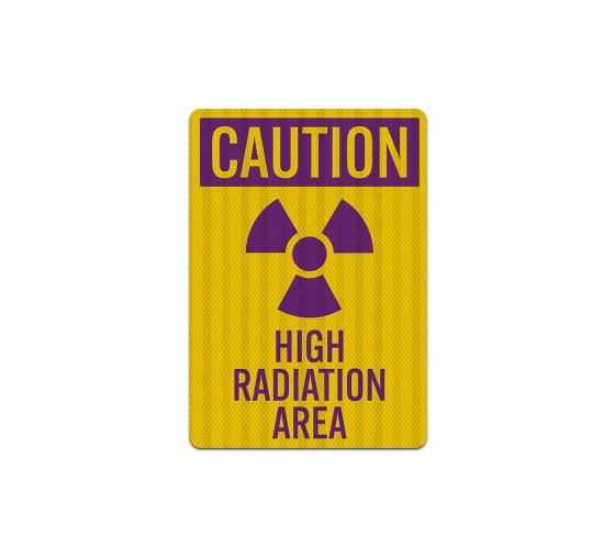 High Radiation Area Decal (EGR Reflective)